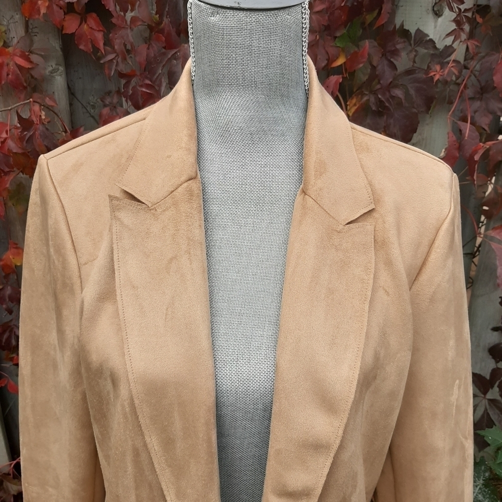 Premise Faux Suede Tan Jacket